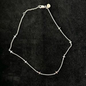 Stolen Girlfriends Club — Silver Multi Cross Necklace